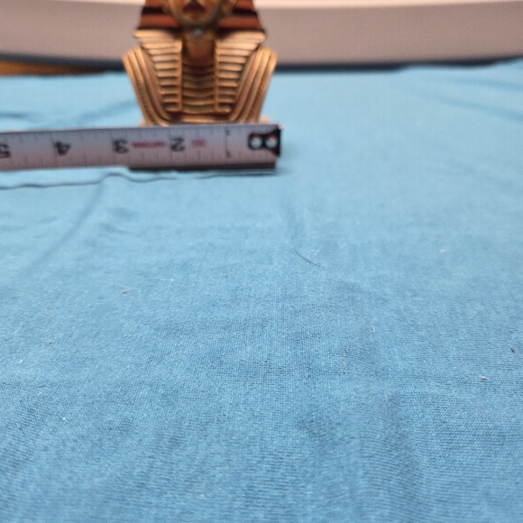 VTG Egyptian Statue Pharaoh King Tutankhamun Bust A.C.K Trading Co. 4" Tall - Picture 7 of 7